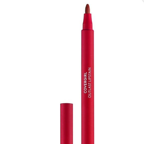 🦋 Pick 5/$25 COVERGIRL Iconic Ruby Outlast Vegan Lip Stain New Full Size - Picture 1 of 13